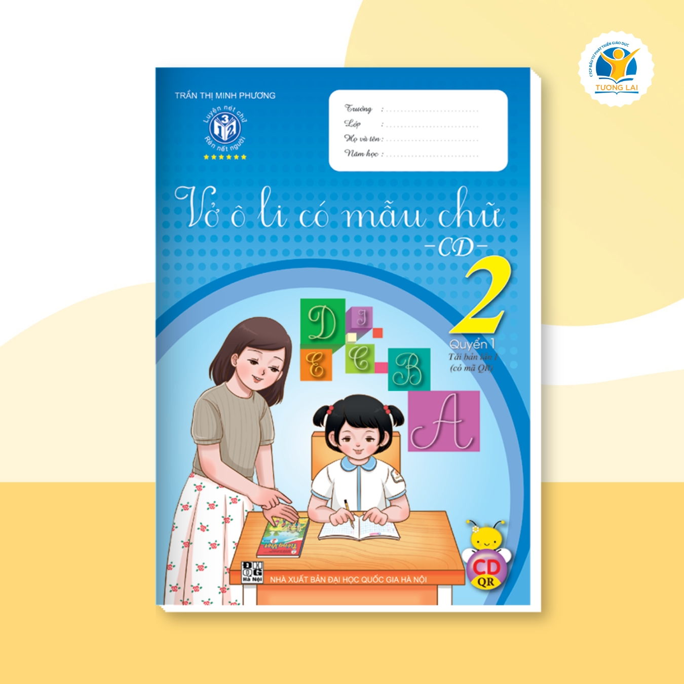 Vở ô li có mẫu chữ lớp 2 - Cánh diều - Quyển 1